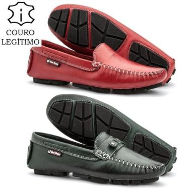 Imagem de Kit 2 Pares Drive Sapatilha Feminina Em Couro - Iden Shoes, 40