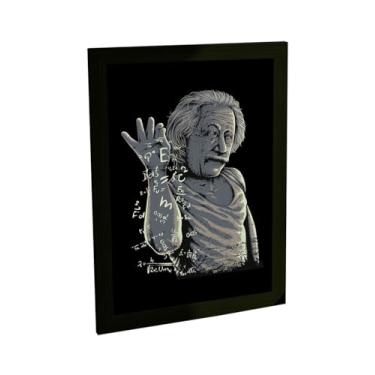 Imagem de Quadro Decorativo Engraçado Albert Einstein Tempero Decoração Poster Quarto Sala