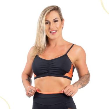 Imagem de Top Fitness Academia Feminino Alça Fina Com Bojo Removível - C&M Fitne