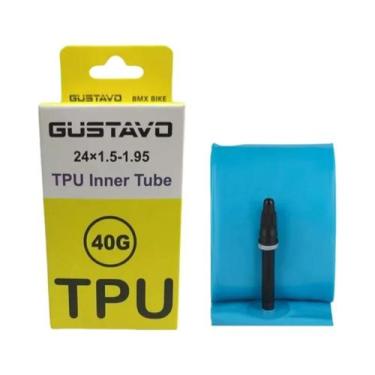 Imagem de Câmara De Ar Para Bicicleta De 24 Polegadas Em TPU Para Pneus BMX MTB 