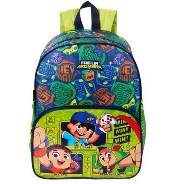 Imagem de Mochila Infantil Escolar Família Arqueira De Costas Oficial - Dermiwil