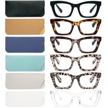 Imagem de Óculos de leitura REAVEE Oprah Style Blue Light Blocking 1.75