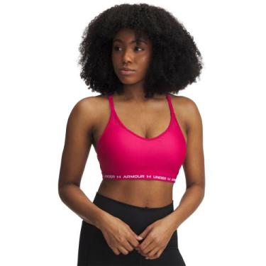 Imagem de Top de Treino Under Armour Crossback Low Feminino, Roxo, P