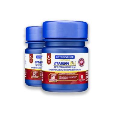 Imagem de Kit 2 Vitamina B12 Catarinense Frutas Vermelhas 60 Comprimidos