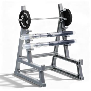 Imagem de Suporte de caneta para mesa de agachamento, acessórios divertidos de mesa para escritório, tema de academia, mini organizador de canetas exclusivo para todos os entusiastas de fitness e fãs de