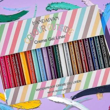 Imagem de Delineador 20 unidades/caixa caneta delineador neon pastel cor à prova