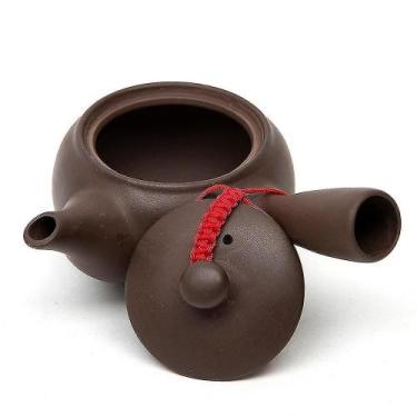 Imagem de Chaleiras elétricas mini conjunto de chá chinês artesanal bule de chá 