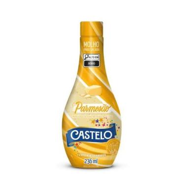 Imagem de Molho de Parmesão para Salada - Castelo - Squeeze 236ml - Castelo Alim