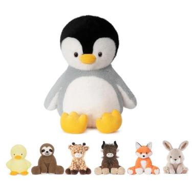 Imagem de Bicho de pelúcia pesado Niuniu Daddy Penguin 1,5 kg para crianças