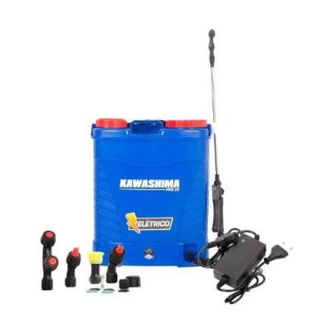 Imagem de Pulverizador costal eletrico a bateria kawashima peg-20.