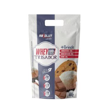 Imagem de Whey 100% Trisabor 900g - Absolut Nutrition - Leite ninho + chocolate + cookies-Unissex