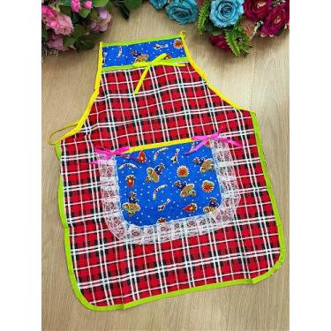 Imagem de Avental Junino Creuza - Festa Junina - 100% Poliéster - Juninos, Unico