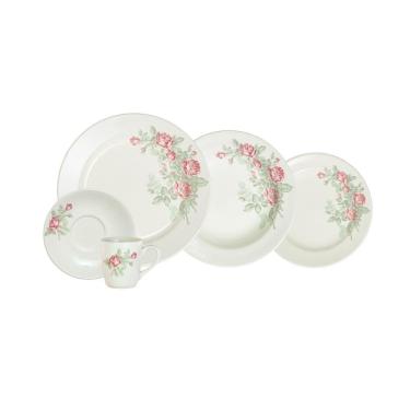 Imagem de Jogo de Jantar Roseira Real 60 Peças Porcelana Schmidt