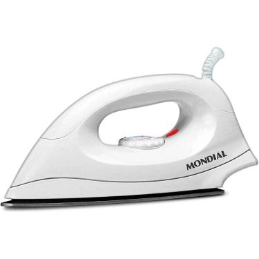 Imagem de Ferro De Passar A Seco 127V, Mondial -55-W - Branco