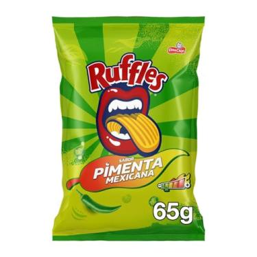 Imagem de Batata Frita Ondulada Pimenta Mexicana Elma Chips Ruffles Pacote 65g