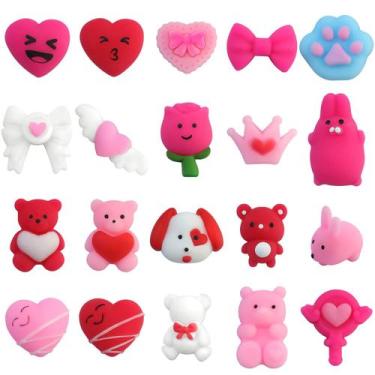 Imagem de Mochi Squishy Toys Aviski, Dia dos Namorados, 100 unidades para crianç