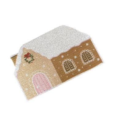 Imagem de AFXGUSD Capacho de Boas-vindas de Natal Capacho de Natal Bonito E Fácil de Limpar Capacho Decorativo para Garagem, área Externa E Interna, 40cm x 60cm