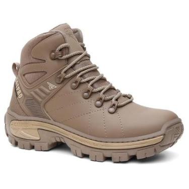 Imagem de Bota Masculina Couro Legítimo Emborrachado Com C.A CatPro Resistente Reforçado Sola Antiderrapante-Masculino