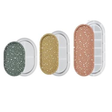 Imagem de Conjunto de moldes de bandeja de resina, moldes ovais para bandeja rolante, porta-copos de silicone, molde de fundição de resina epóxi para artesanato, armazenamento de joias, decoração de casa (3)