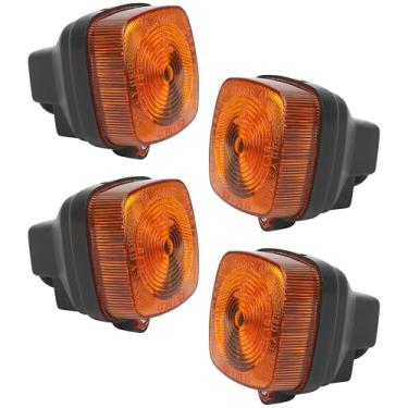 Imagem de 4 peças indicadoras de seta serve para Honda Minitrail CT70 1980, Passport C70, Express II NA50, XL80S, Express NC50, CB125S, CT110, luzes de direção dianteiras traseiras para motocicletas, acessórios