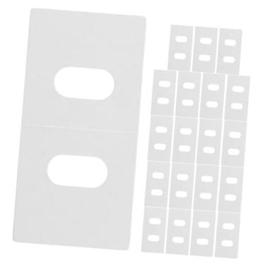 Imagem de 20 peças de abas verticais para reparo de persianas, protetores de palhetas, fixadores de clipe para persianas verticais, peças de reposição, acessórios