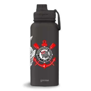 Imagem de Garrafa Térmica Fresh 950ml Gocase - Corinthians São Jorge-Unissex