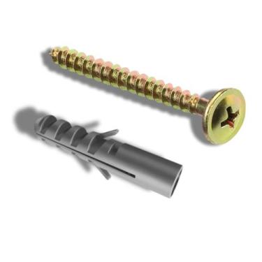 Imagem de Kit 25 Buchas 8 Ciser E Parafuso Flangeado 5,0x60 Polido - FERRARI PAR