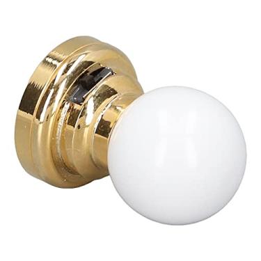 Imagem de Cryfokt Lâmpada de Teto Em Miniatura para Casa de Bonecas, Escala 1/12, Base de Metal Redonda, Alimentada por Bateria, Lâmpada LED para Brinquedos de Casa de Boneca, Design Pequeno e Portátil