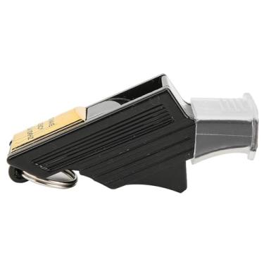 Imagem de Generic Apito de Treinamento Esportivo de Basquete para árbitro Alto e Claro Apito Salva-vidas de Emergência para Atividades Ao Ar Livre de Acampamento Material ABS Portátil Leve e Durável (Ouro