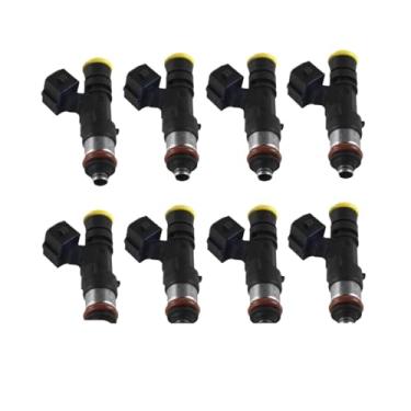 Imagem de 8 peças 0280158829 210lb 2200cc injetores de combustível de fluxo compatíveis para bosch/honda/audi/mazda/dodge/gm/ev1 bicos de desempenho