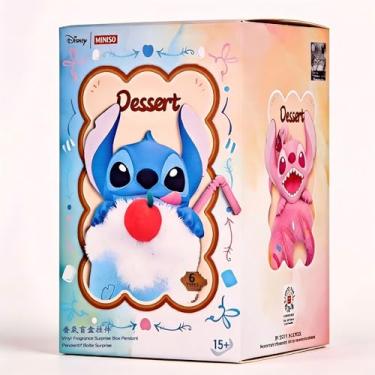 Imagem de MINISO Disney Stitch Food Series Collection Vinyl Plush Toy, Cute Stitch Plush Toy Bag Charm Keychain for Home Decor Birthday Gifts, Attached to Keys, Backpacks, Purses, Random Design Blind Box