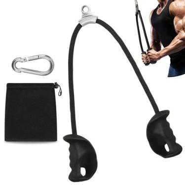 Imagem de Puxador Biceps Triceps Corda Pegada Anatomica Treino Superiores Academ