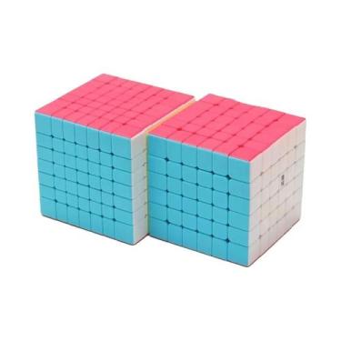 Imagem de Cubo Mágico QiYi Sem Adesivos 2x2 3x3 4x4 5x5 6x6 7x7 8x8 9x9 Brinqued