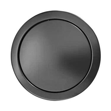 Imagem de Caixotes de lixo, lata de lixo, tampa embutida para vaso sanitário, tampa de lixo, tampa de lixo orbicular para uso versátil com abas feitas de aço inoxidável/cinza/cinza/a