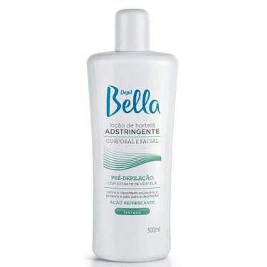 Imagem de Loção Adstringente de Hortelã Pré-Depilatória Depil Bella, 300ml