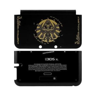Imagem de Capa De Substituição Para 3DS XL LL Edição Limitada Dourada E Preta, C