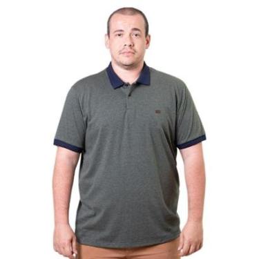 Imagem de Camisa Polo Casual Masculina Ogochi 007530021 Verde-Masculino