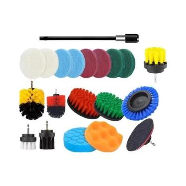 Imagem de Conjunto De Escovas Elétricas Multifuncionais Para Limpeza De Pneus E 