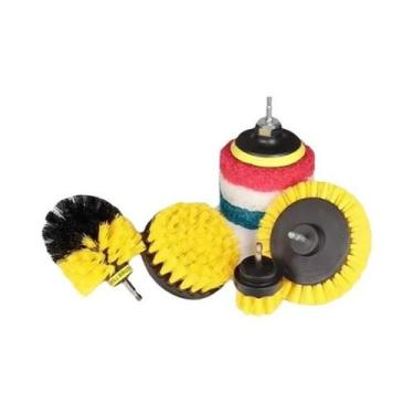 Imagem de Conjunto De Escovas Elétricas Multifuncionais Para Limpeza De Pneus E 
