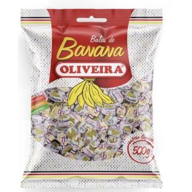 Imagem de Bala de Banana Oliveira Pacote 500g