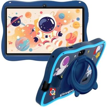 Imagem de Tablet Infantil Educativo 64GB 4GB RAM 7” Android 13 Capa Resistente Controle Dos Pais Wi-Fi Bluetooth PlayStore YouTube Estudo Jogos Touch Caneta Câmera (Azul)