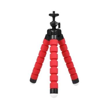 Imagem de Tripé Mini Flexível Preto Para GoPro Hero 12 11 10 9 8 7 MAX, Acessóri