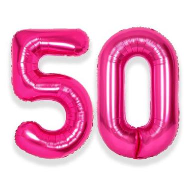 Imagem de Balões Foil Helium Number Festa de 50 anos da SUWEN