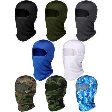 Imagem de Capa facial de balaclava SATINIOR Summer UV Protection 8 unidades
