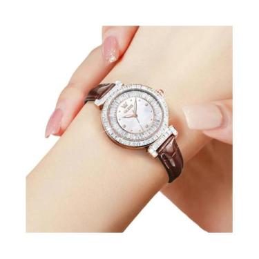 Imagem de Relógio De Quartzo À Prova d'Água Para Mulheres Com Mostrador Luminoso