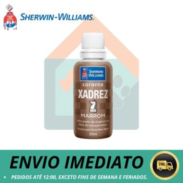 Imagem de Corante Xadrez Marrom Pigmento Tinta Parede Sherwin Williams 50 ml - S