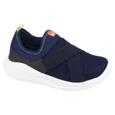 Imagem de Tênis infantil meninos calce fácil casual confortável, leve, macio , c