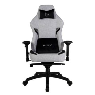 Imagem de Cadeira Gamer Husky Saucer, Até 150Kg, Braço 4D, Almofadas de Apoio, M