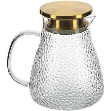 Imagem de Jarra Ouro Branco Borosilicato Para Suco 1,8Litros Tuut