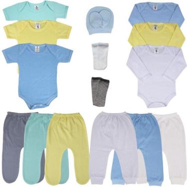 Imagem de Kit 16 Peças Essenciais Body Mijão Menina Menino Unissex - BATUTINHAS 